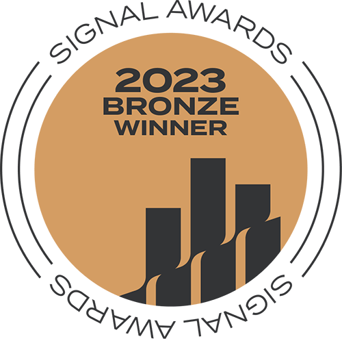 Signal Awards 2023 Bronze Winner Award