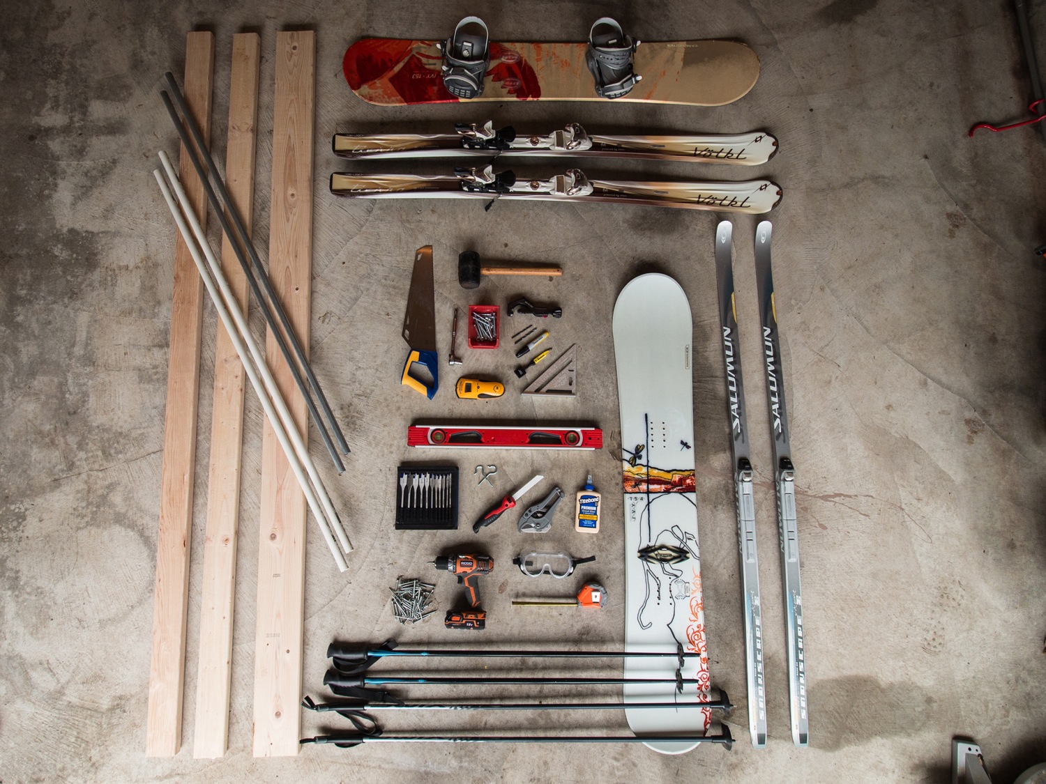 Diy How To Build A Ski And Snowboard Rack Rei Co Op Journal Diy How To Build A Ski And Snowboard Rack