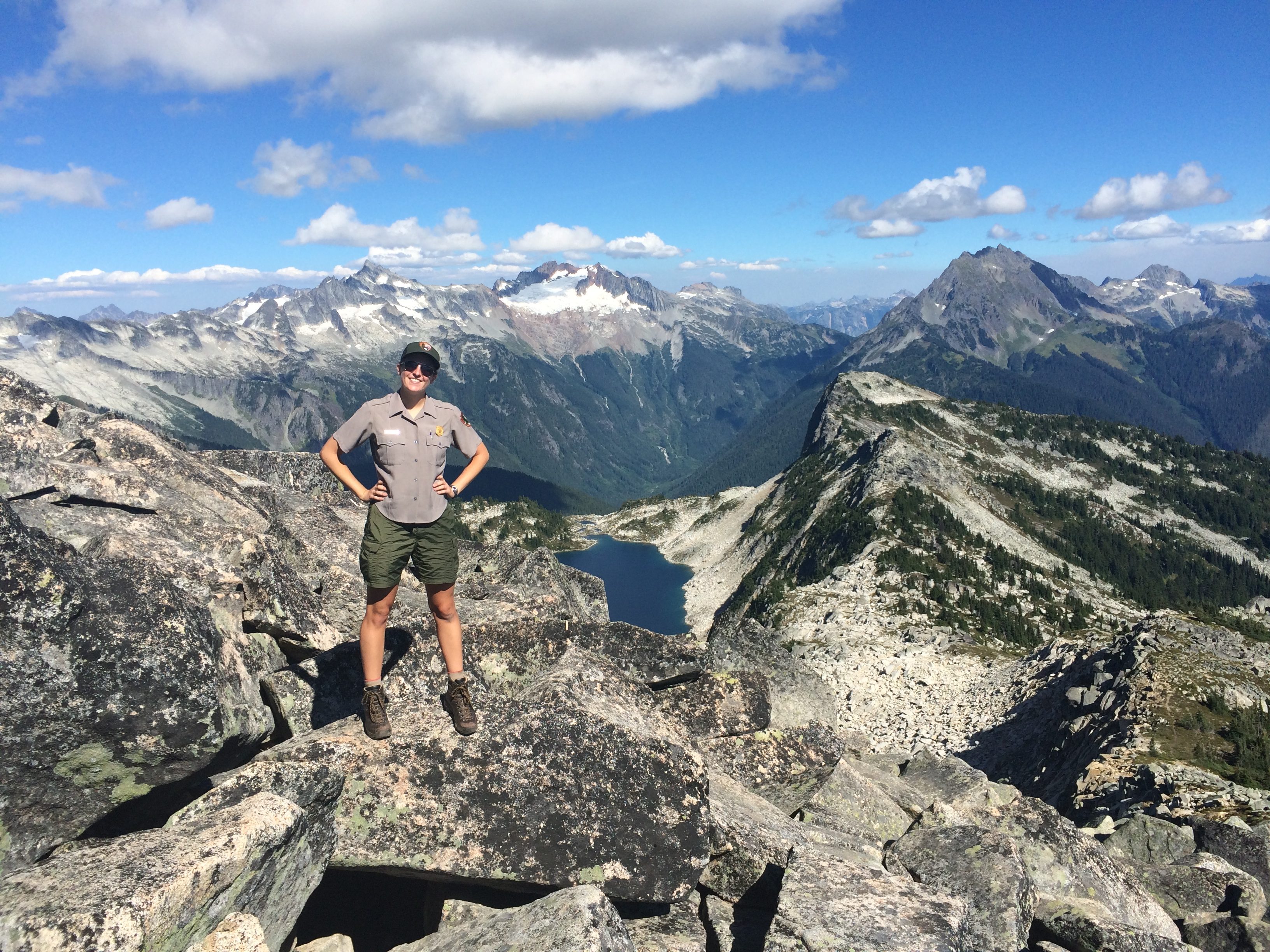 Emily Noyd in the North Cascades