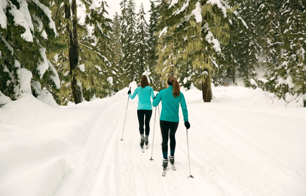 cross-country skiing