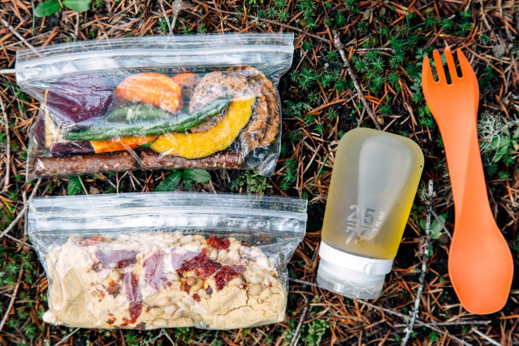 Backpacking Lunch - Hummus