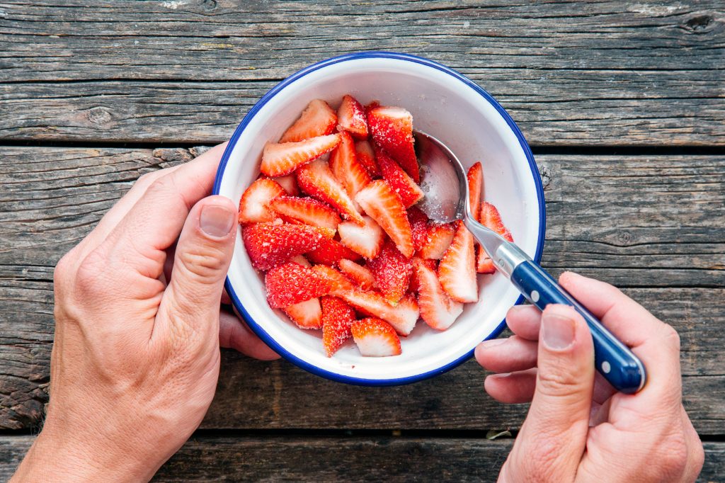 French toast strawberries