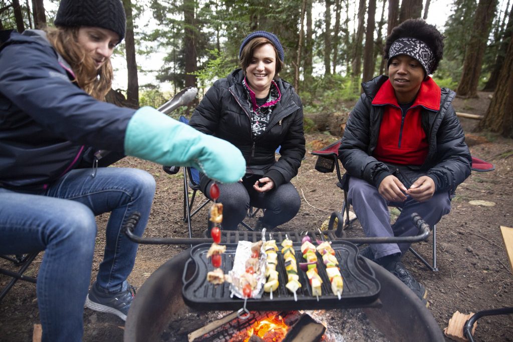 Campworthy hosts cook kebabs