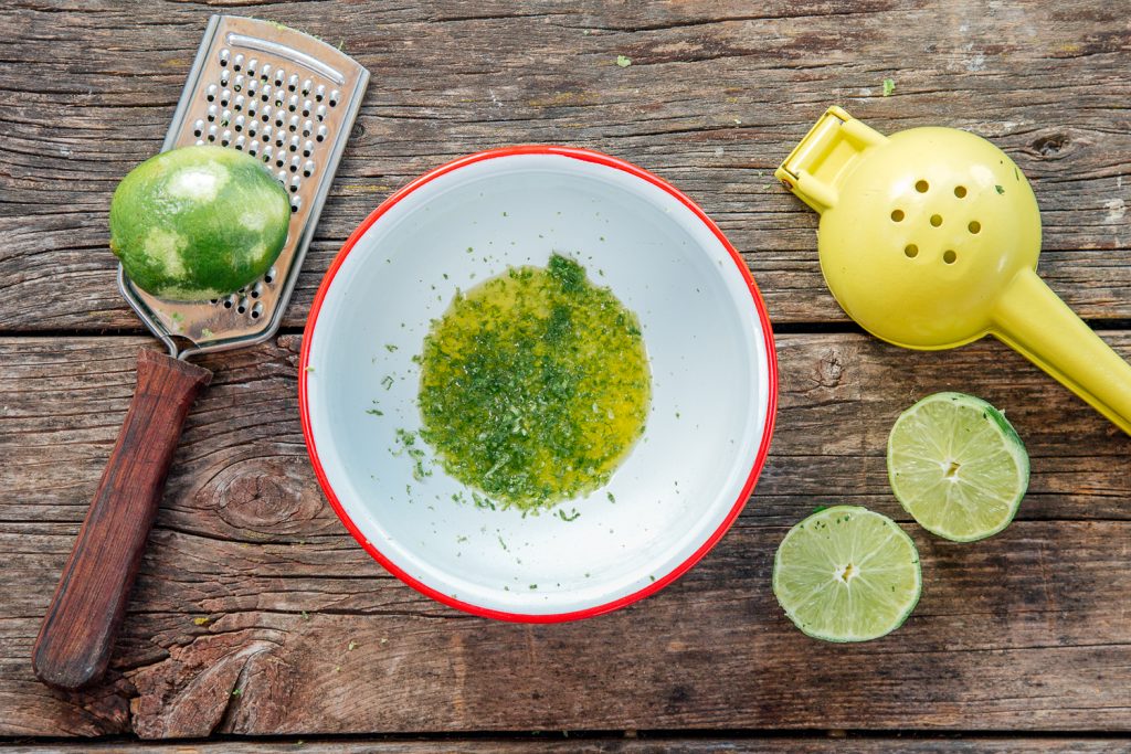 Citrus lime and cilantro marinade