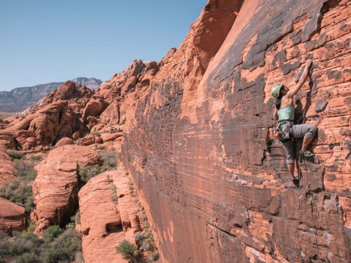 Red shop rocks climbing