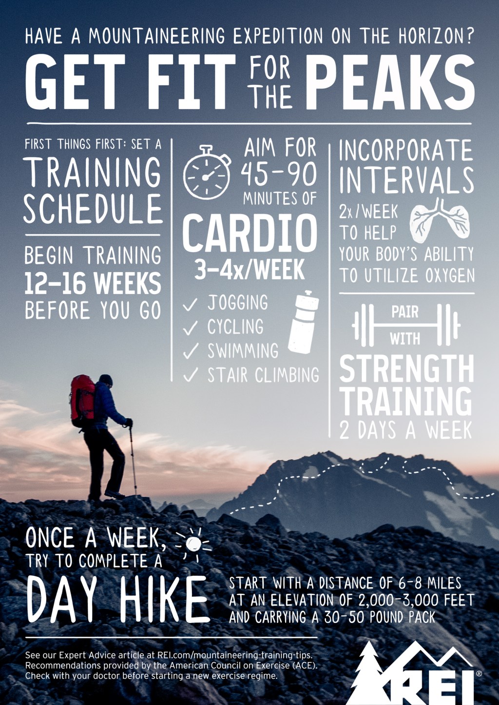 mountaineering training tips