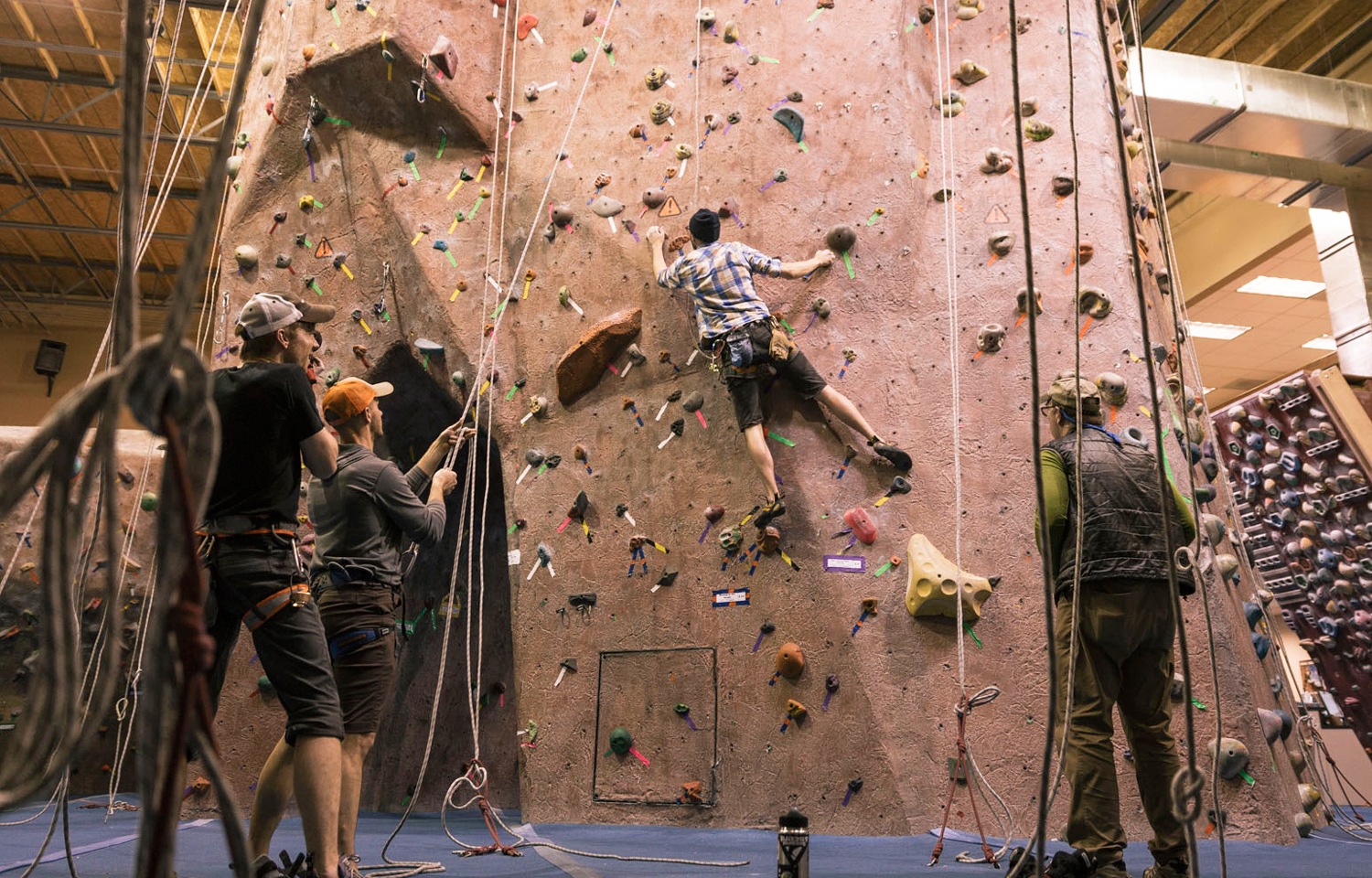 Rock Climbing Indoors, Step by Step 