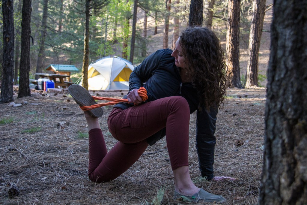 campground stretching