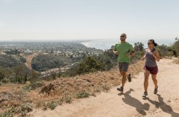 Runners in Los Angeles