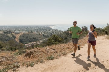Runners in Los Angeles