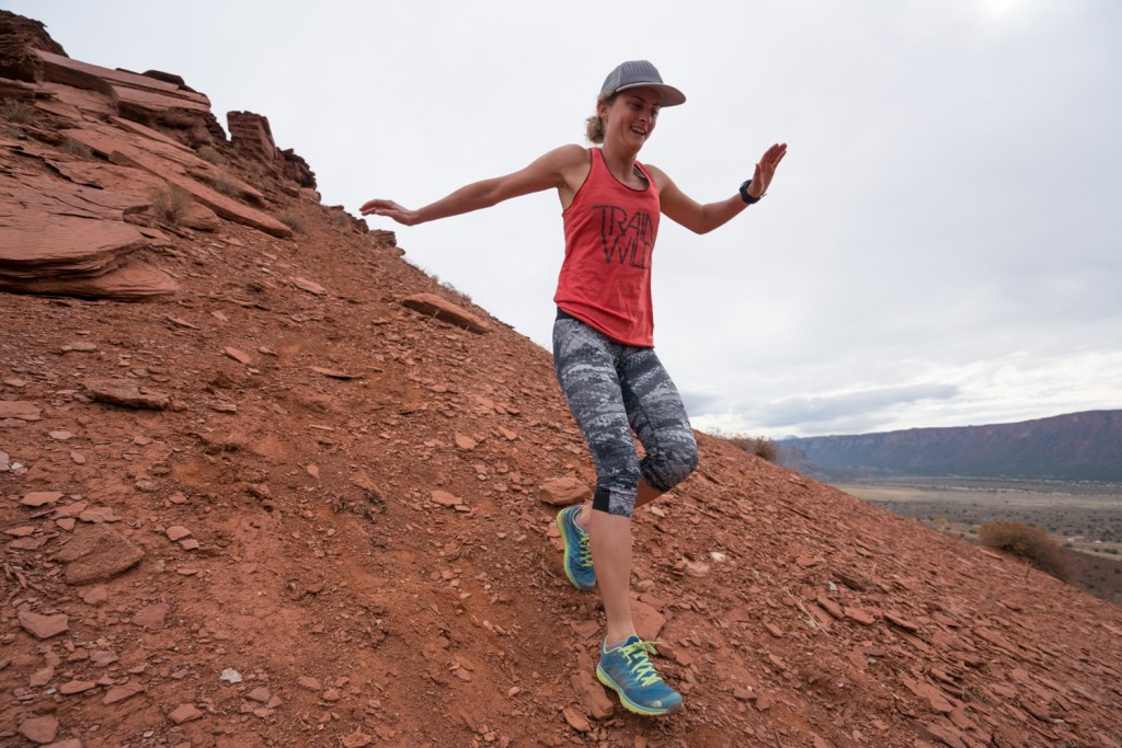 Clare Gallagher Runs Downhill
