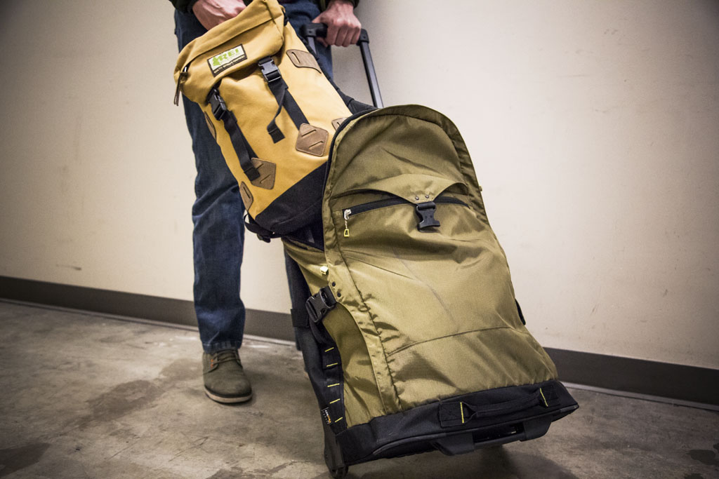 Smaller bag inside a bigger bag