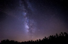 The night sky