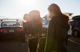 Cassie Tweed in a parking lot