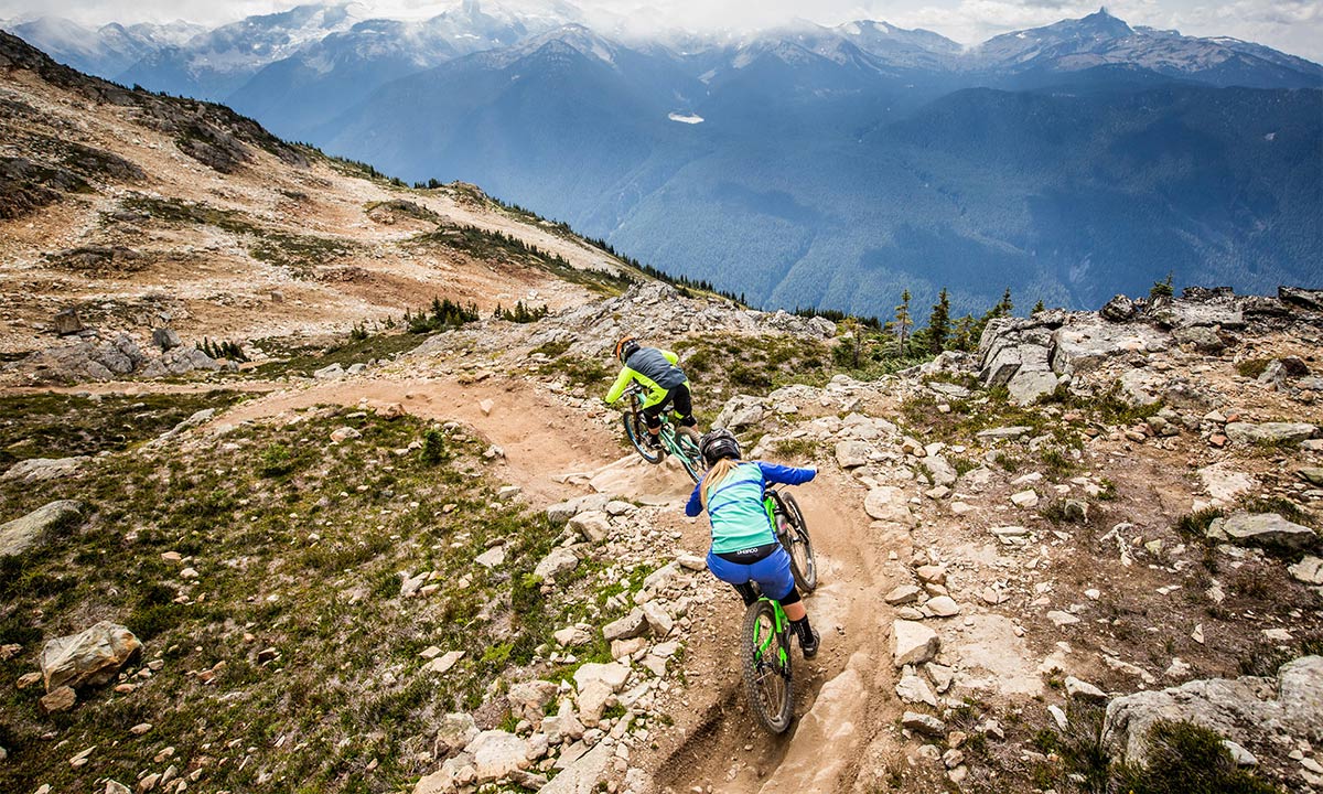top of the world mountain bike trail