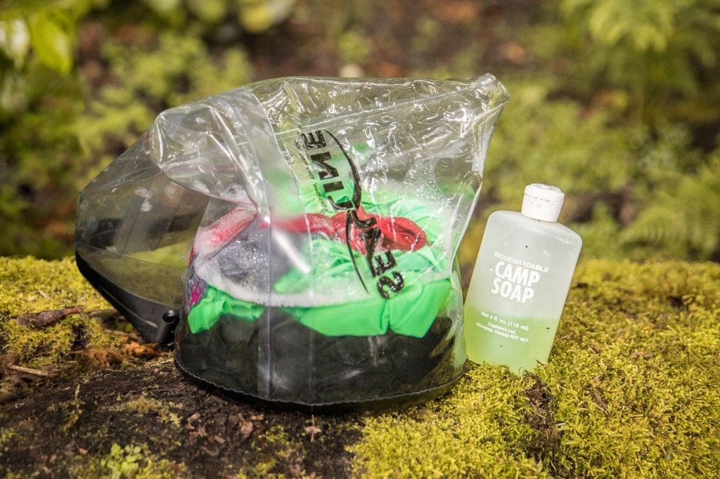 Make your dry bag a laundry bag