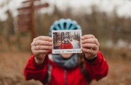 Katie Harris and polaroid