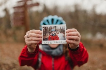 Katie Harris and polaroid