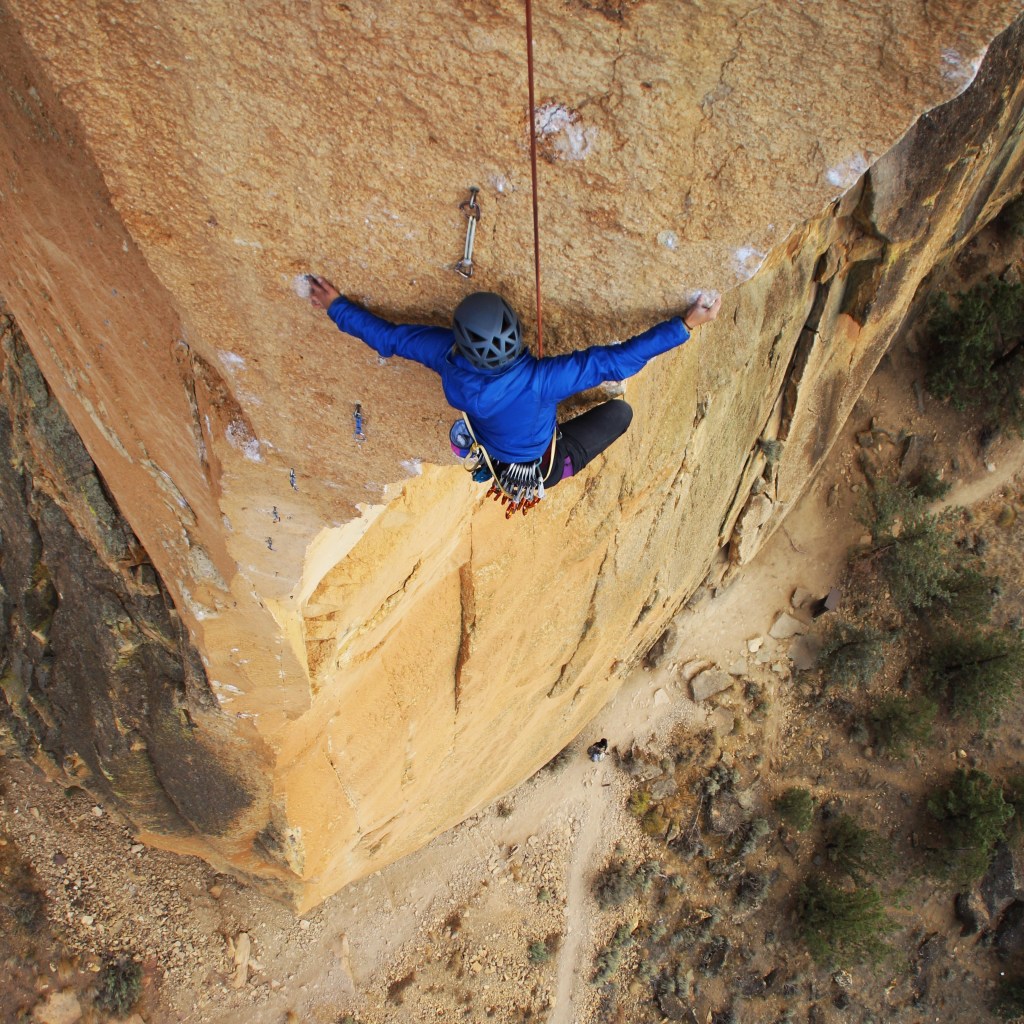 Katie Mah Climbing 