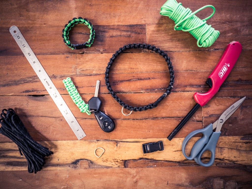 Paracord Survival Bracelet, Roman Paracord Bracelet, Braided Rope Kit