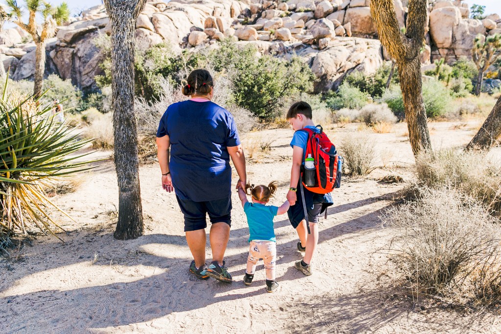 Forsyth family in Joshua Tree