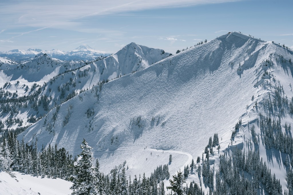Snow-covered mountain