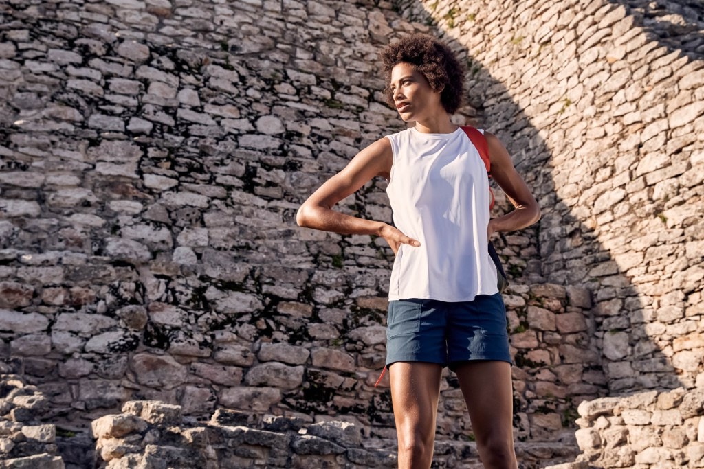 Athleta hiking outfit