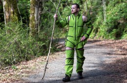 Hiker wearing the ZipAll