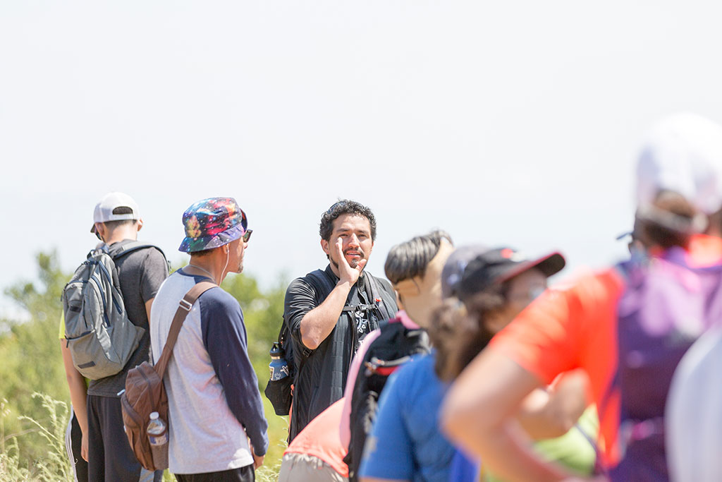 José González on a hike