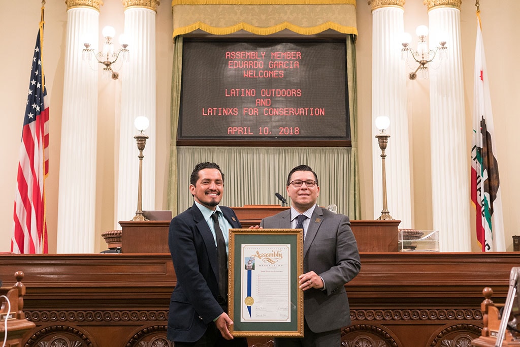 José González and Assemblymember Eduardo Garcia