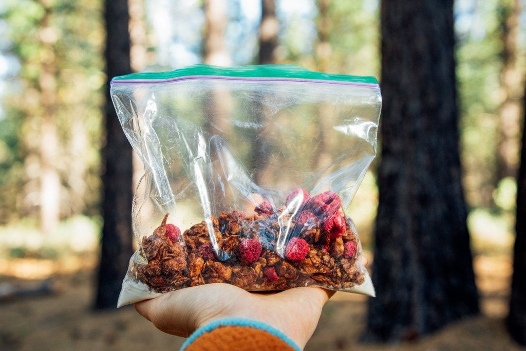 Backpacking Breakfast Coconut Chocolate Granola Recipe Path An REI Coop Publication