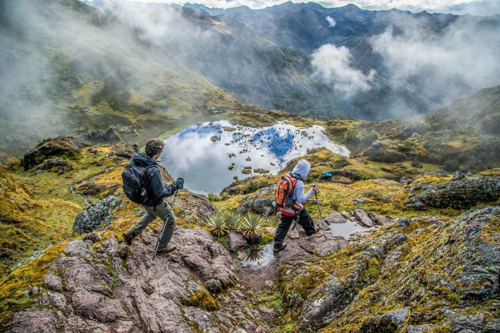 Hikers on the Lares Trek