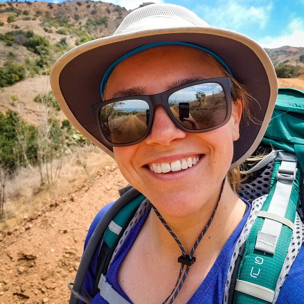 Sydney Williams on the Trans-Catalina Trail