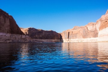 A side canyon of Lake Powell.
