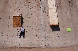 Climbing Wall Opens at Steelworkers Park