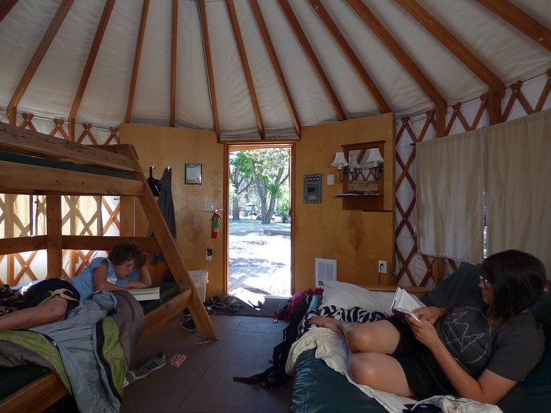 A yurt at Tumalo State Park.