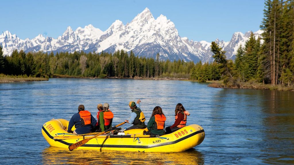 Teton views from the Snake River.