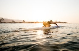 Jared Muscat surfing