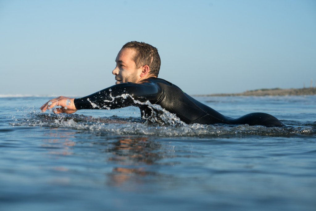 Every moment of the first surf back from surgery brought stoke for Patagonia Social Media Content Producer Jared Muscat, 29, who was diagnosed with epilepsy in 2006. (Photo Credit: Kyle Olsen)