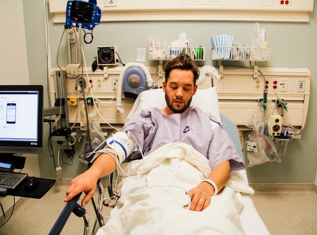 The path to brain surgery was in some ways similar to the path to the big wave season: a lot of time training, patience-bending and keeping an eye on the goal. This is the moment the goal is about to be reached. Be it a big wave or a brain surgery, it’s a moment of reflection and peace. (Photo Credit: Jessica Muscat)
