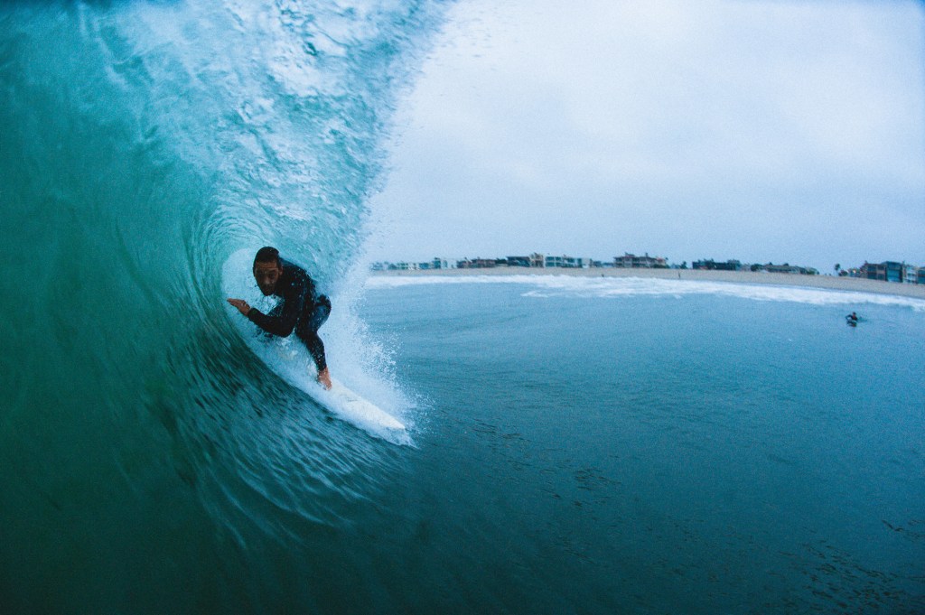 When barrels are available, not much can keep Muscat from finding a few visions of his own. Sometimes seizures got in the way, but for the most part, the barrels kept the seizures at bay. Photo: Luke Williams