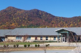 The Polk County Recreation Complex with Little White Oak Mountain in the background