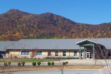The Polk County Recreation Complex with Little White Oak Mountain in the background