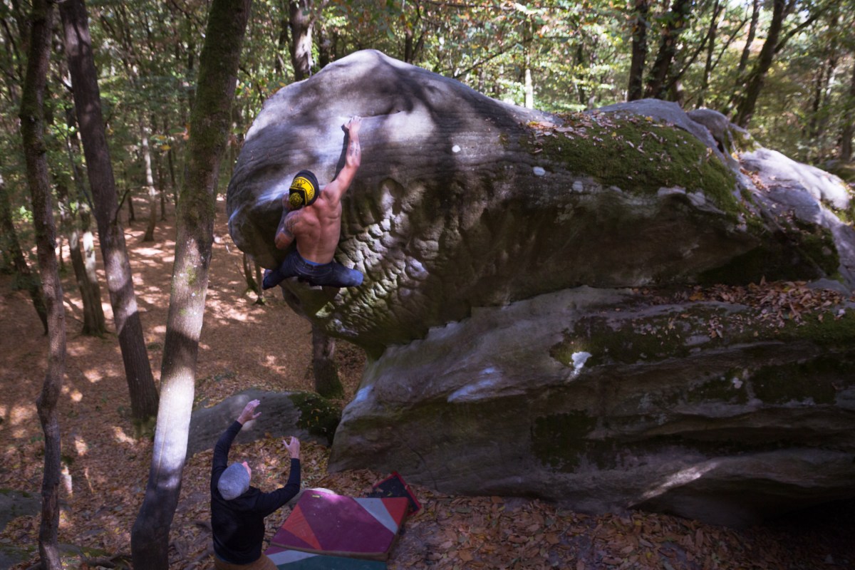 Justin Salas Climbing