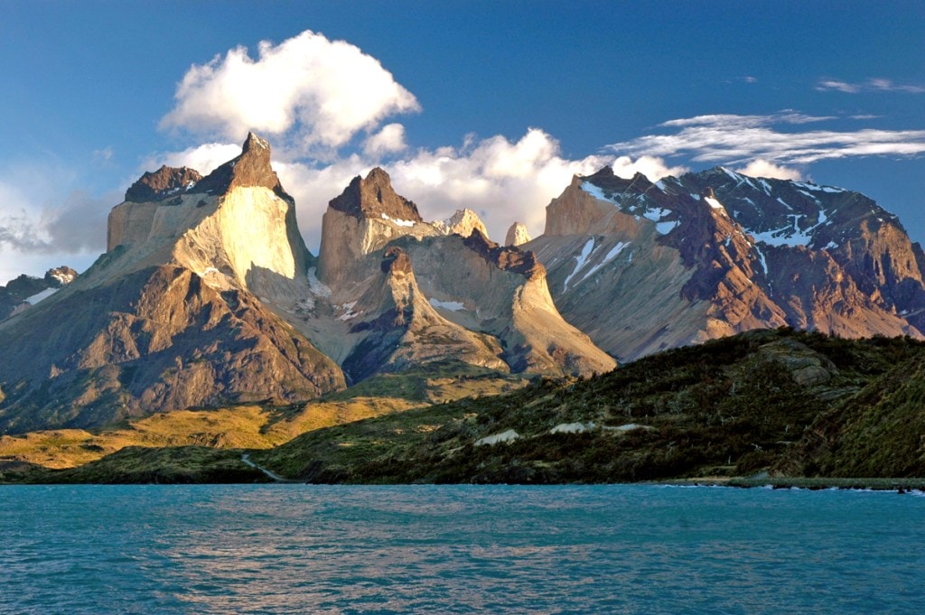 Rugged peaks in Patagonia.