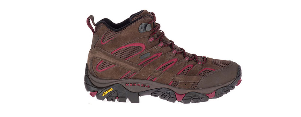 Merrell Moab 2 Mid Waterproof Hiking Boots.