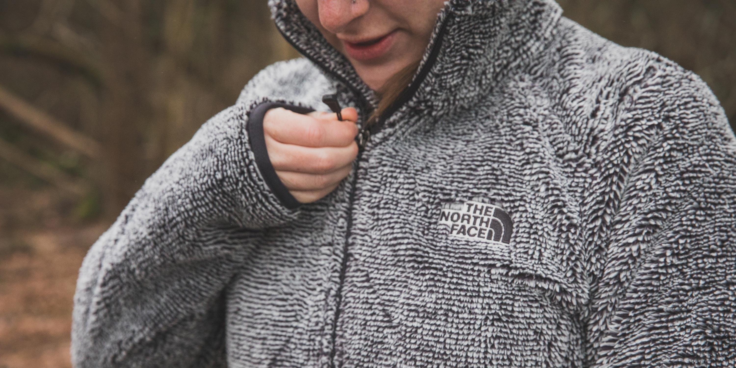 north face thick fleece