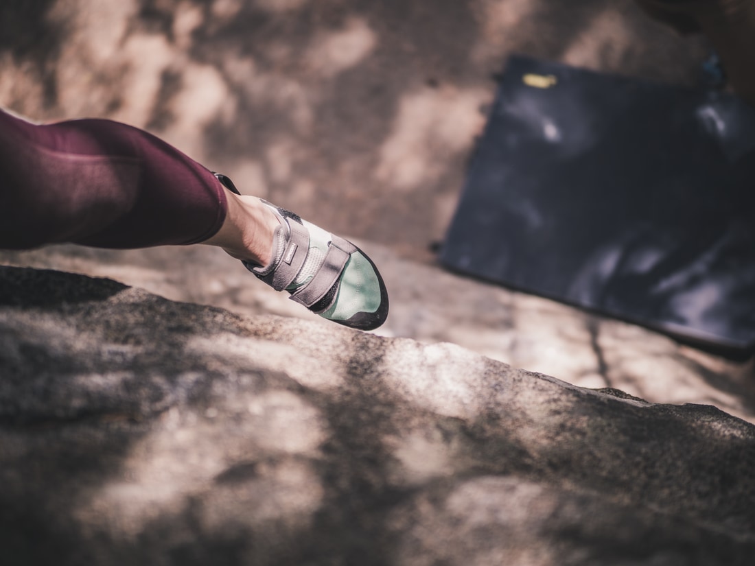 climbing shoes too small