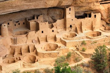 The Cliff Palace at Mesa Verde National Park.