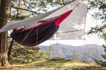 Hammock underquilts are the best way to stay warm during cold campouts.